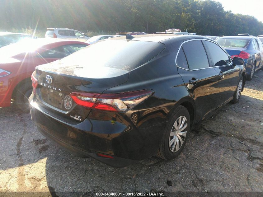 2021 TOYOTA CAMRY HYBRID LE VIN: 4T1C31AK1MU558525