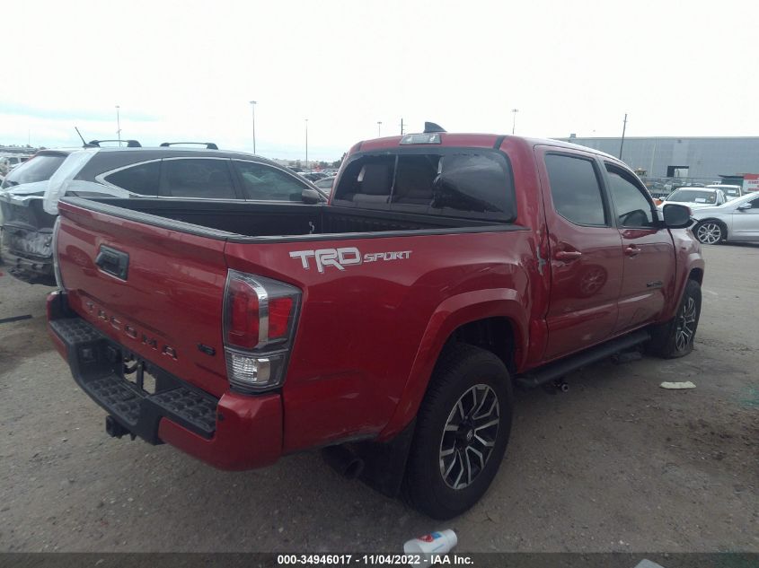 2022 TOYOTA TACOMA 2WD SR5/TRD SPORT VIN: 3TMAZ5CN9NM185538
