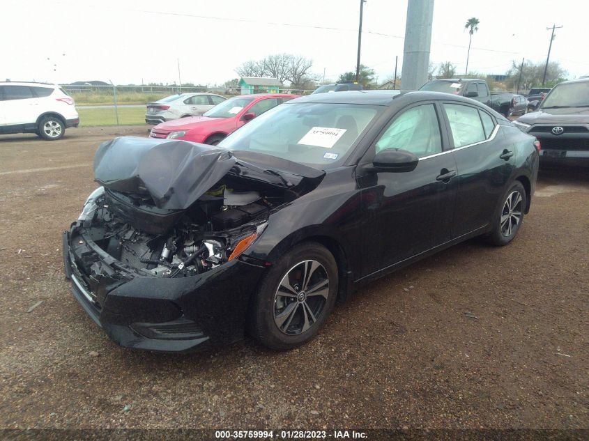 2022 NISSAN SENTRA SV VIN: 3N1AB8CV1NY289720