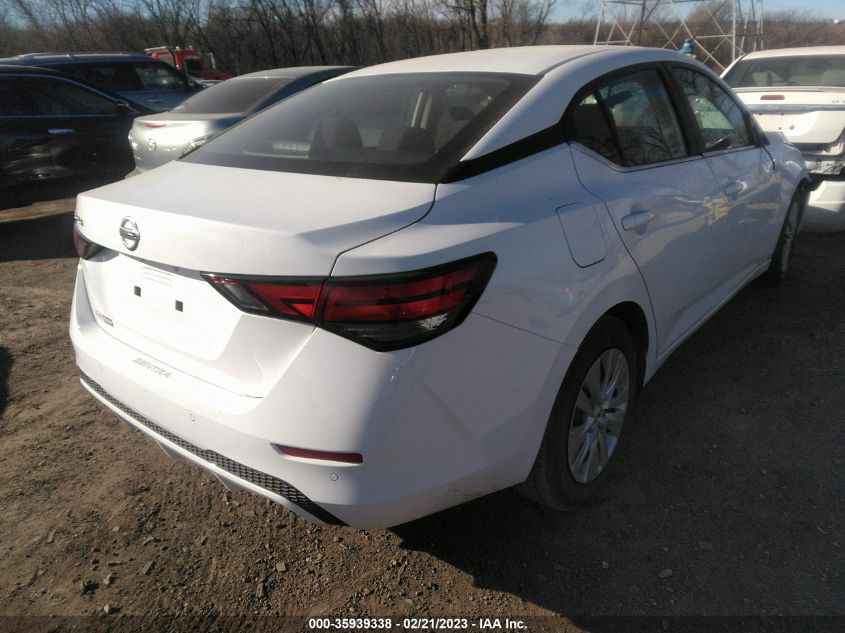 2022 NISSAN SENTRA S VIN: 3N1AB8BV7NY307543