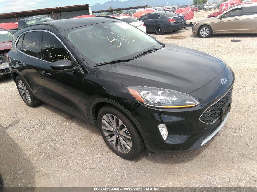 2021 FORD ESCAPE TITANIUM HYBRID VIN: 1FMCU0DZ7MUA78456