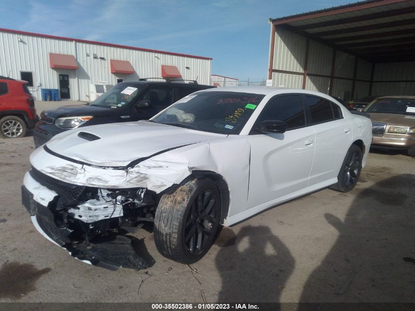 2022 DODGE CHARGER GT VIN: 2C3CDXHG3NH224754