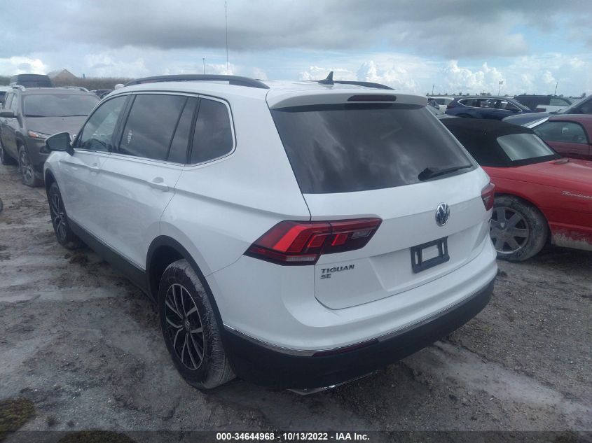 2021 VOLKSWAGEN TIGUAN SE/SE R-LINE BLACK/SEL VIN: 3VV2B7AX6MM143126