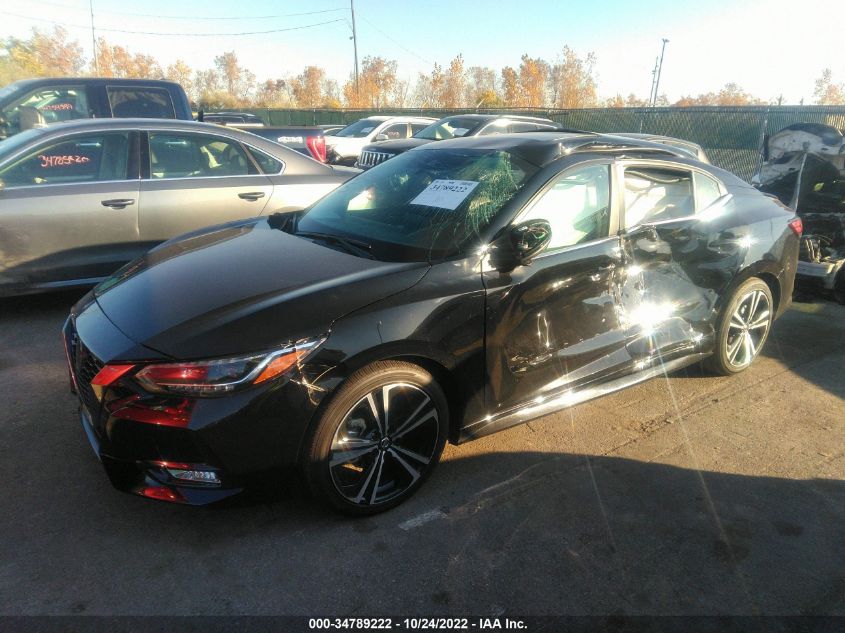 2022 NISSAN SENTRA SR VIN: 3N1AB8DV0NY220449