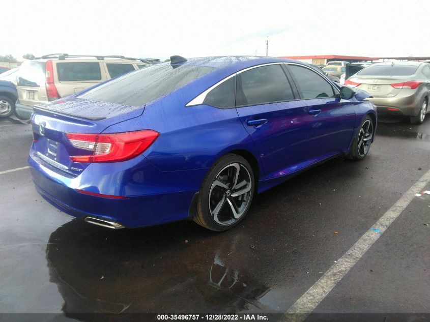 2022 HONDA ACCORD SEDAN SPORT VIN: 1HGCV1F33NA052165