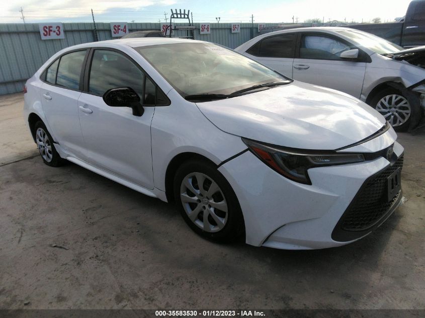 2021 TOYOTA COROLLA LE VIN: 5YFEPMAE1MP206975