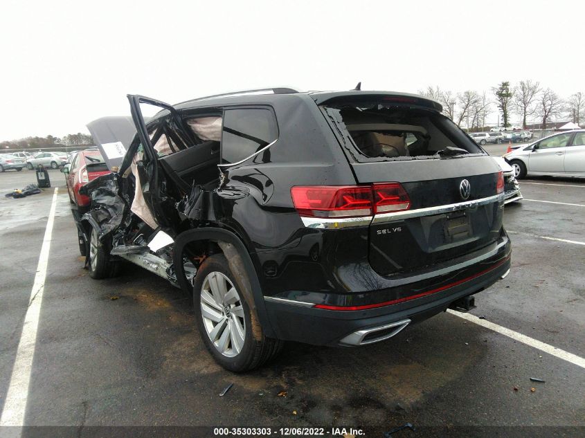 2021 VOLKSWAGEN ATLAS 3.6L V6 SEL VIN: 1V2BR2CA5MC514007