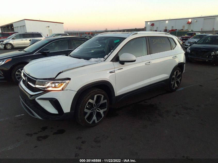 2022 VOLKSWAGEN TAOS SEL VIN: 3VV2X7B23NM074031