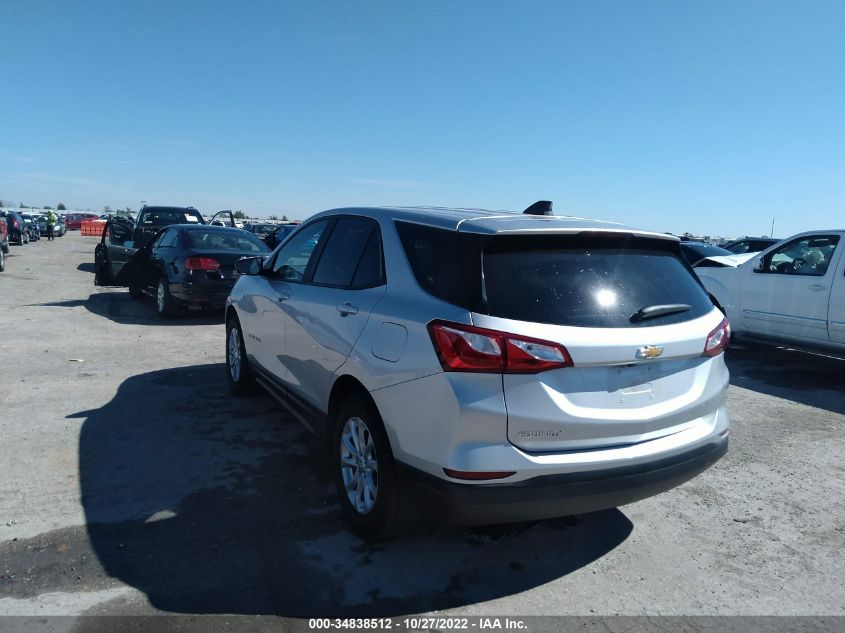 2021 CHEVROLET EQUINOX LS VIN: 3GNAXHEV1MS163359
