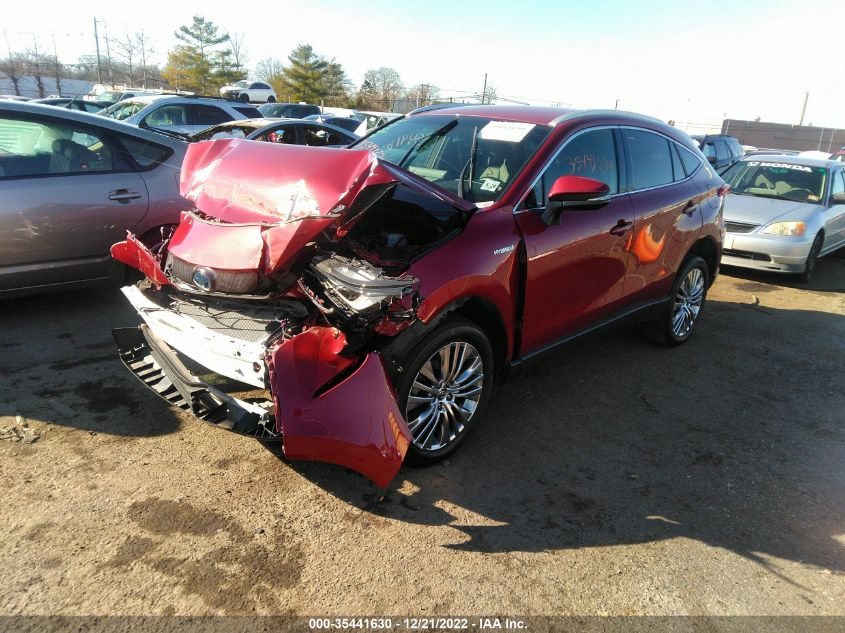 2021 TOYOTA VENZA LE/XLE/LIMITED VIN: JTEAAAAH5MJ034779