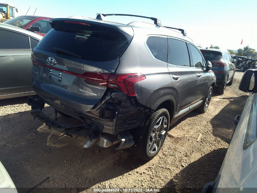2022 HYUNDAI SANTA FE HYBRID SEL PREMIUM VIN: KM8S3DA12NU037416