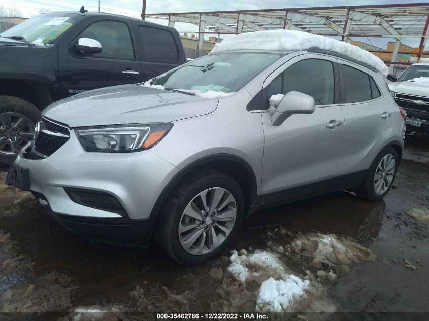 2020 BUICK ENCORE PREFERRED VIN: KL4CJASB2LB021563