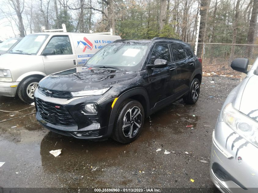 2022 CHEVROLET TRAILBLAZER RS VIN: KL79MTSL5NB036912