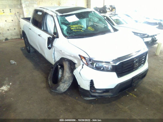 2022 HONDA RIDGELINE RTL-E VIN: 5FPYK3F71NB009289