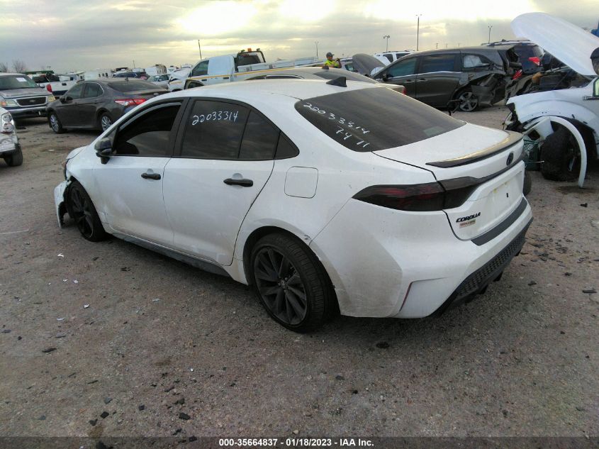 2022 TOYOTA COROLLA SE/SE NIGHTSHADE/APEX SE VIN: 5YFS4MCE7NP112741
