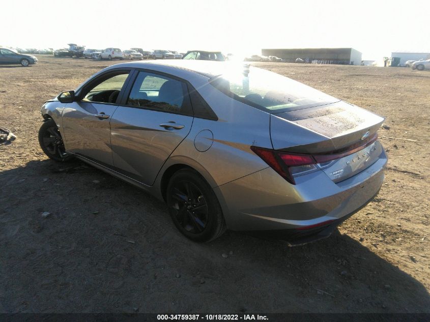 2021 HYUNDAI ELANTRA SEL VIN: 5NPLM4AG8MH018548