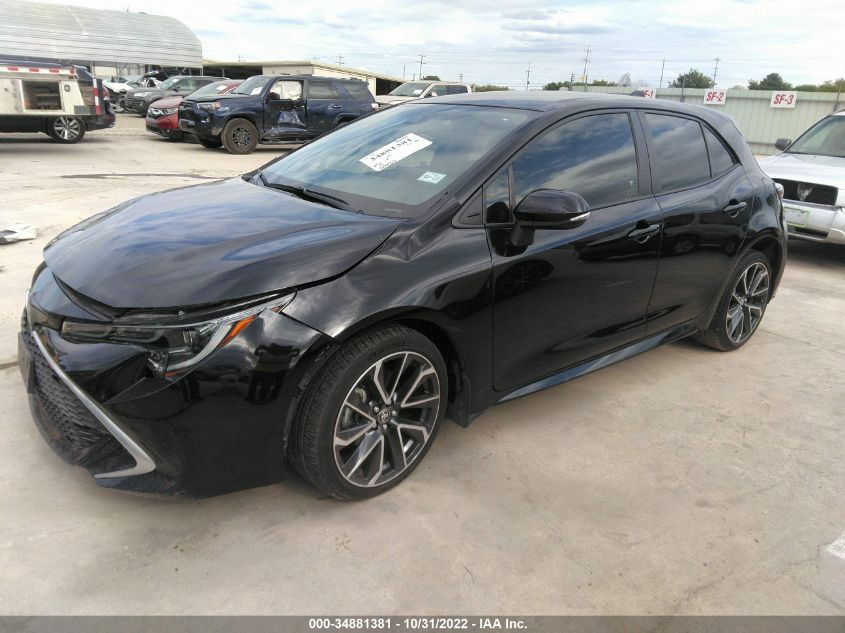 2021 TOYOTA COROLLA HATCHBACK XSE VIN: JTNC4MBE8M3114037