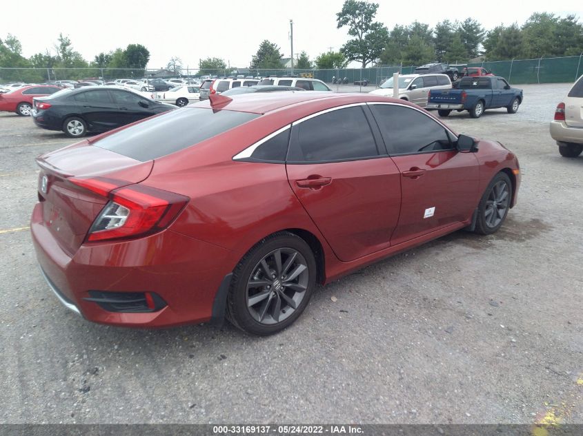 2021 HONDA CIVIC SEDAN EX-L VIN: 2HGFC1F70MH704228