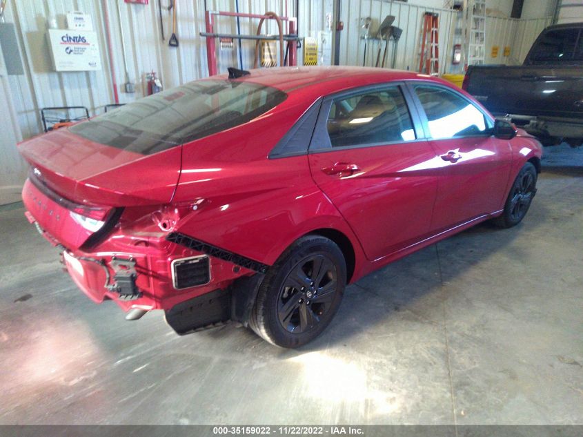 2022 HYUNDAI ELANTRA SEL VIN: 5NPLS4AGXNH070402