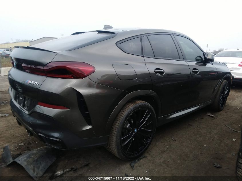 2022 BMW X6 M50I VIN: 5UXCY8C04N9L82535