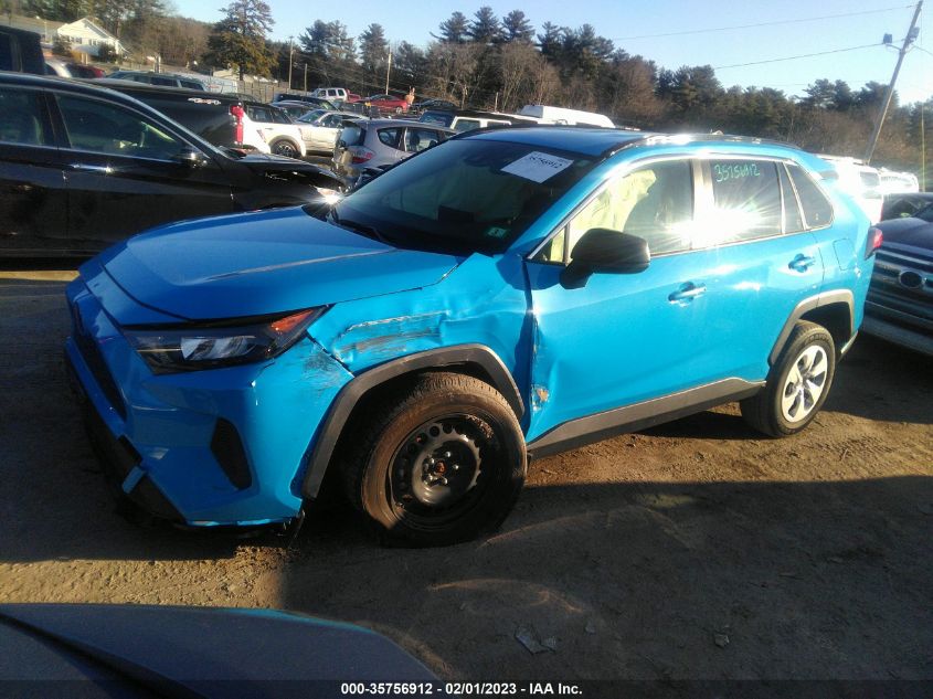 2021 TOYOTA RAV4 LE VIN: JTMF1RFVXMD074930