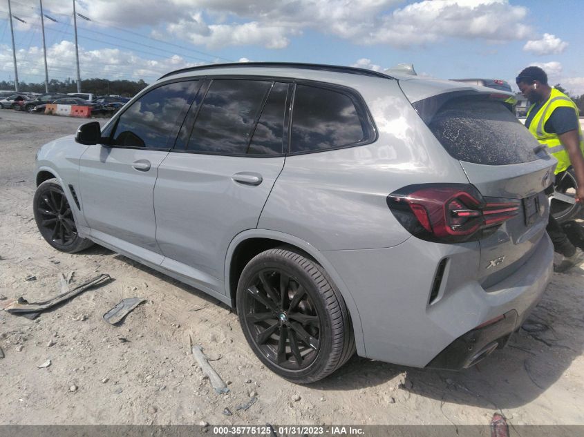 2022 BMW X3 SDRIVE30I VIN: 5UX43DP04N9L09199
