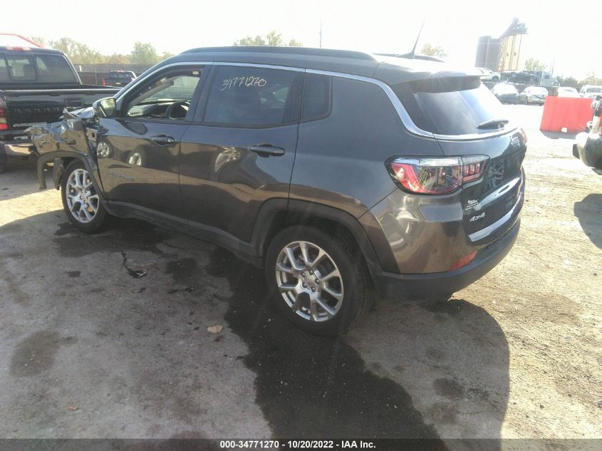 2022 JEEP COMPASS LATITUDE LUX VIN: 3C4NJDFBXNT112186
