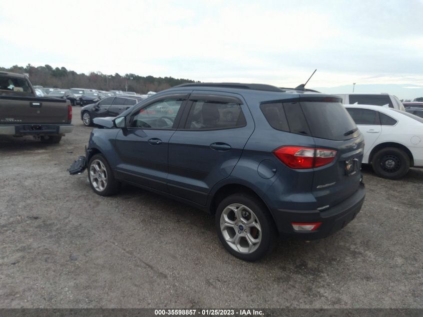 2022 FORD ECOSPORT SE VIN: MAJ6S3GL4NC462952