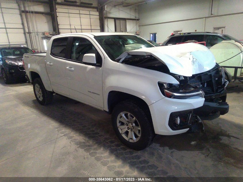 2022 CHEVROLET COLORADO 4WD LT VIN: 1GCGTCEN1N1227047