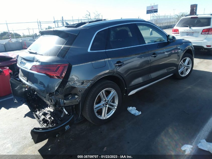 2021 AUDI Q5 PREMIUM VIN: WA1G2AFY1M2038644