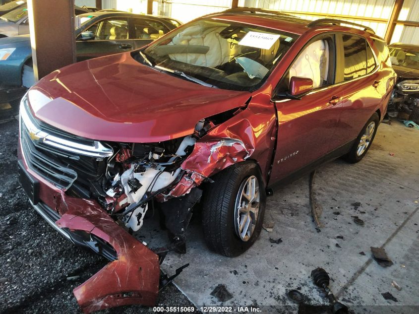 2022 CHEVROLET EQUINOX LT VIN: 3GNAXUEV7NL199531