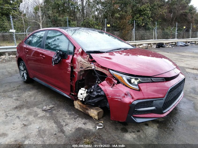 2022 TOYOTA COROLLA SE/SE NIGHTSHADE/APEX SE VIN: 5YFS4MCE3NP102546