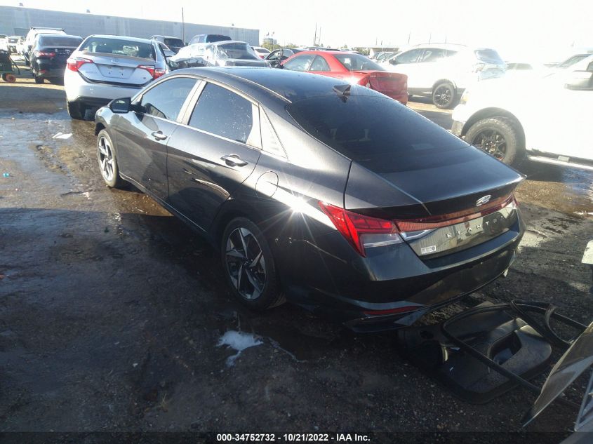 2021 HYUNDAI ELANTRA SEL VIN: 5NPLN4AG5MH021274