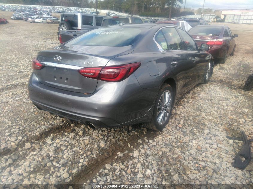 2022 INFINITI Q50 LUXE VIN: JN1EV7BP1NM310140