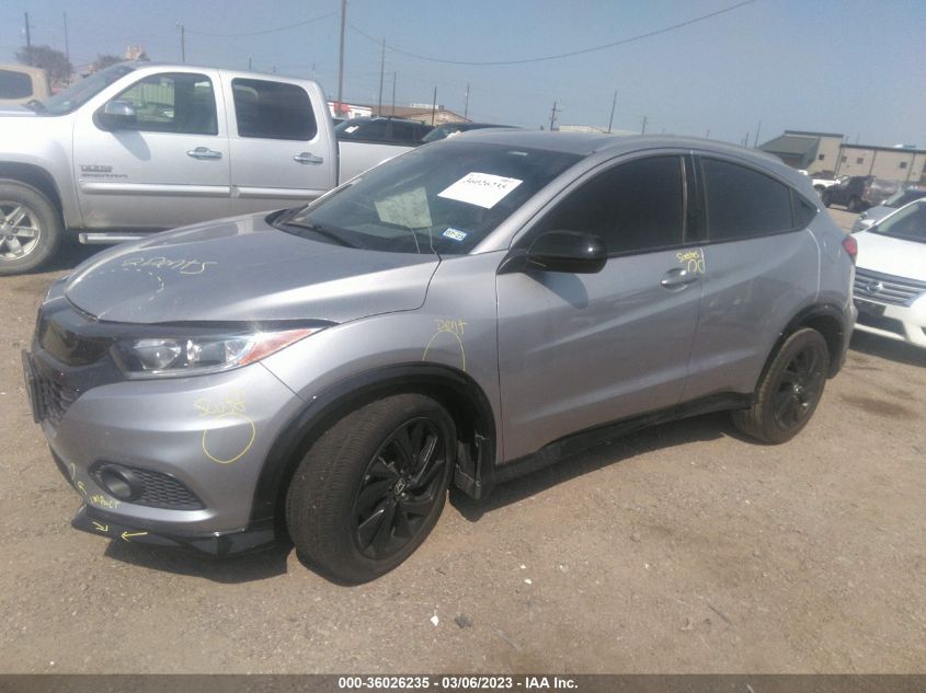 2022 HONDA HR-V SPORT VIN: 3CZRU6H18NM760204
