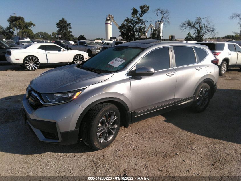 2021 HONDA CR-V EX-L VIN: 2HKRW1H83MH400343