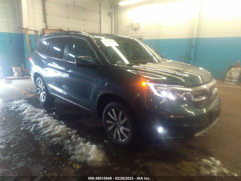 2022 HONDA PILOT EX-L VIN: 5FNYF6H54NB009118