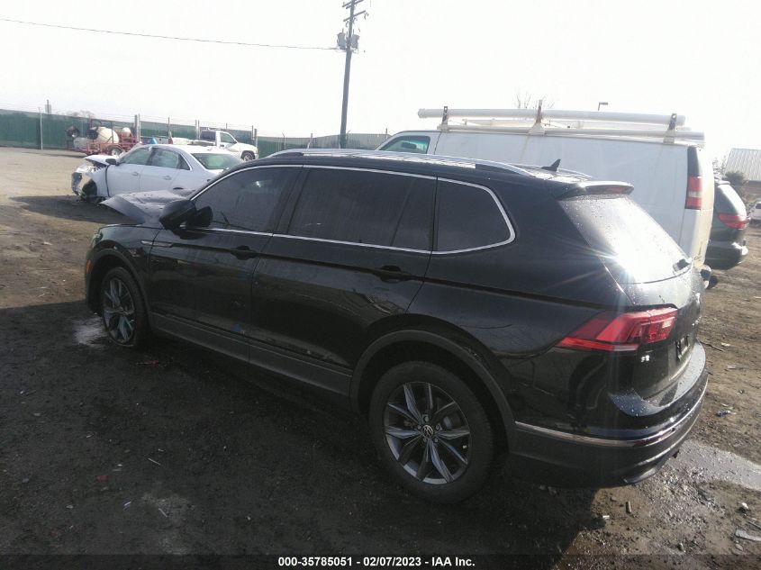 2022 VOLKSWAGEN TIGUAN SE VIN: 3VV2B7AX8NM091452