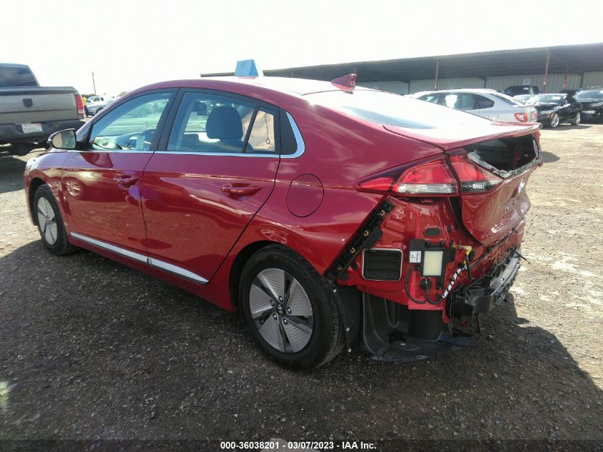 2022 HYUNDAI IONIQ HYBRID SE VIN: KMHC75LC5NU266248
