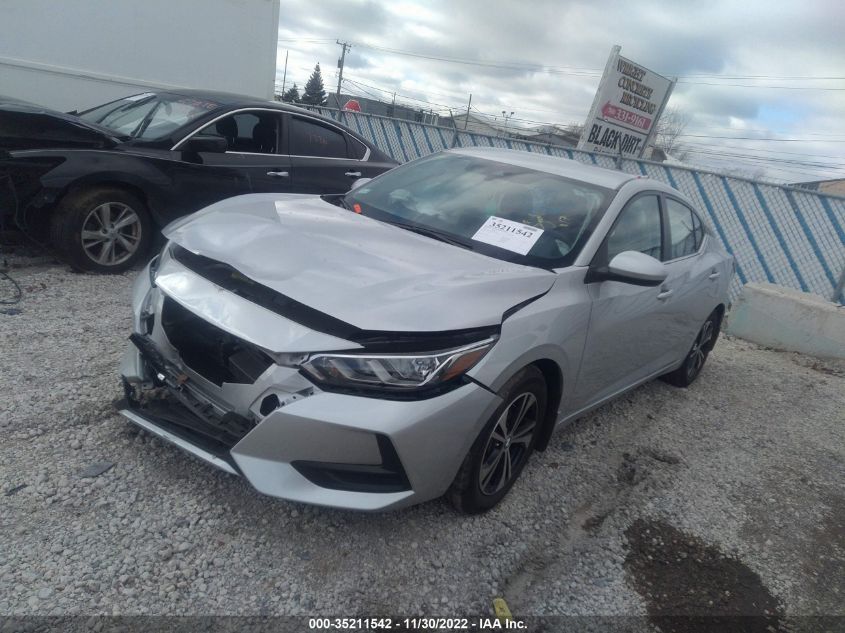 2022 NISSAN SENTRA SV VIN: 3N1AB8CV0NY227645
