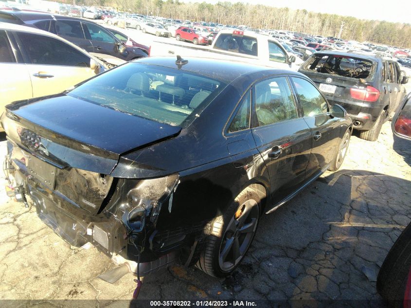 2021 AUDI A4 SEDAN S LINE PREMIUM PLUS VIN: WAUEAAF45MN015943