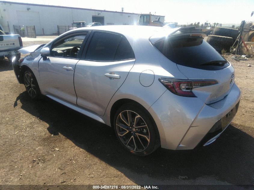 2022 TOYOTA COROLLA HATCHBACK XSE VIN: JTNC4MBE0N3158986