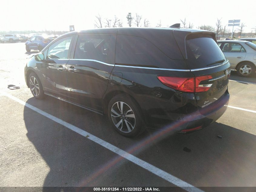 2022 HONDA ODYSSEY TOURING VIN: 5FNRL6H88NB015849
