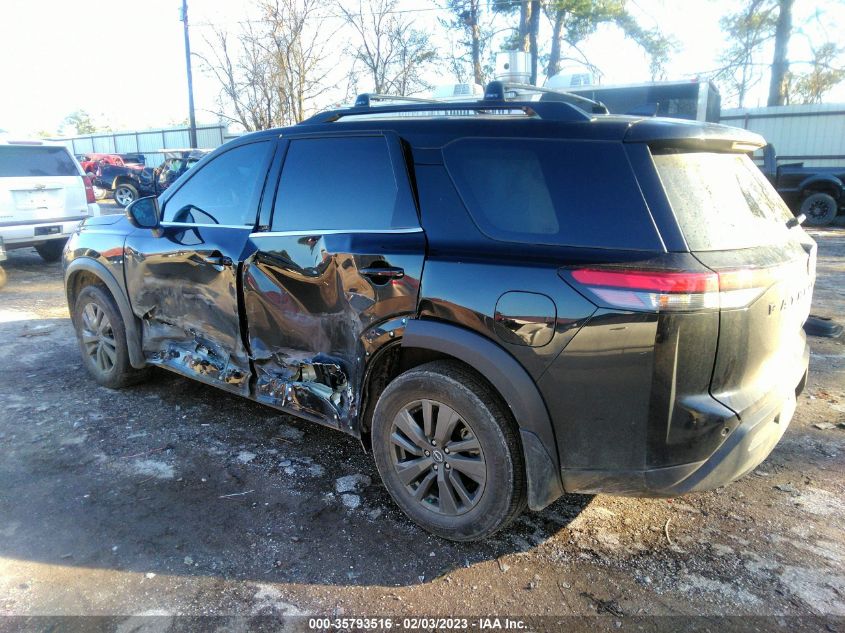 2022 NISSAN PATHFINDER SV VIN: 5N1DR3BA0NC233697