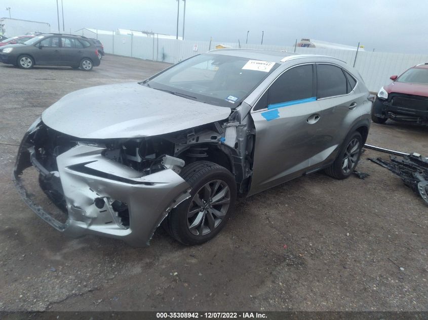 2021 LEXUS NX NX 300 F SPORT VIN: JTJSARBZ6M2198175