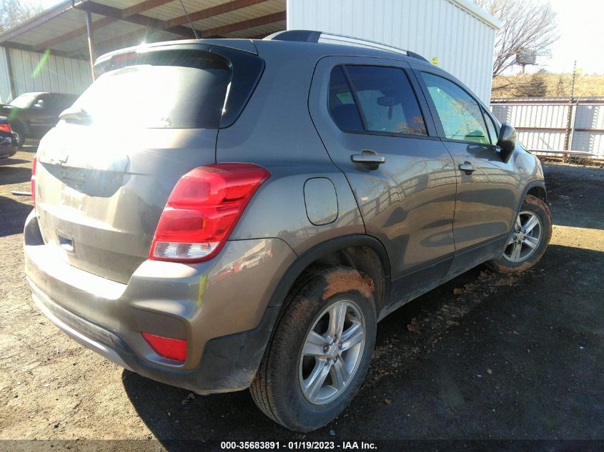 2021 CHEVROLET TRAX LT VIN: KL7CJLSB5MB326409