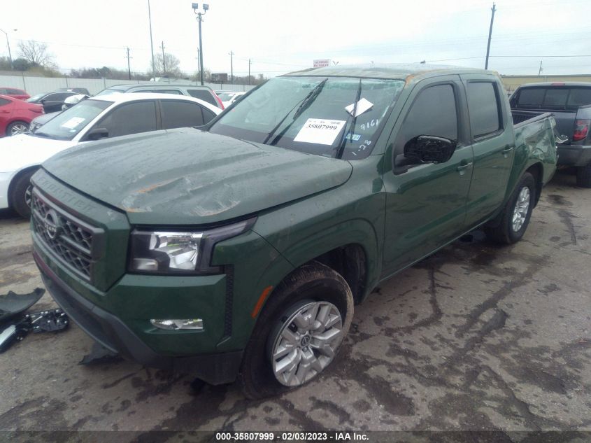 2022 NISSAN FRONTIER SV VIN: 1N6ED1EJ3NN687161