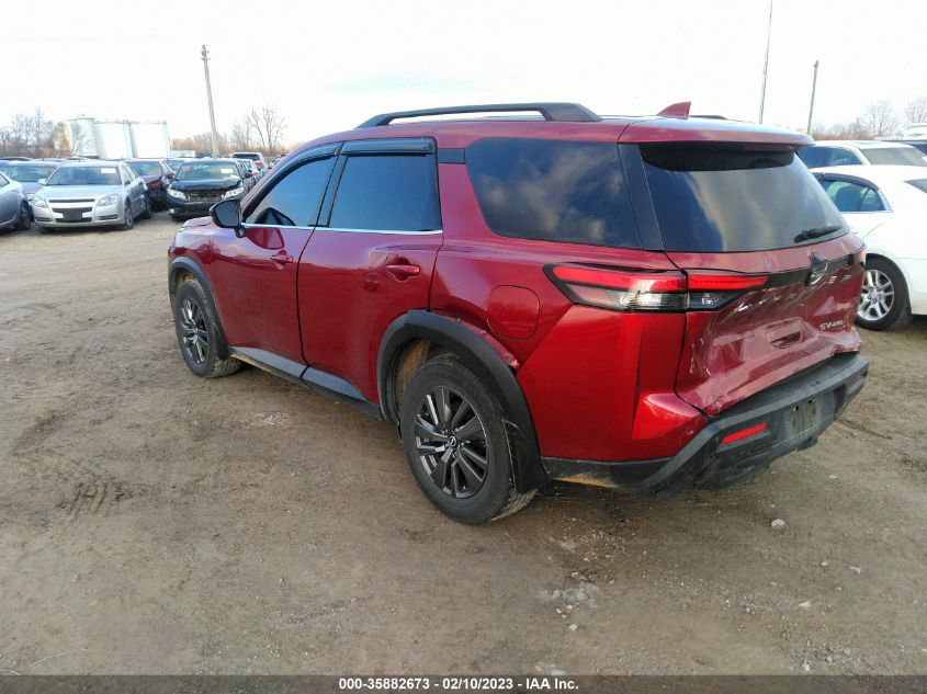 2022 NISSAN PATHFINDER SV VIN: 5N1DR3BD7NC212064