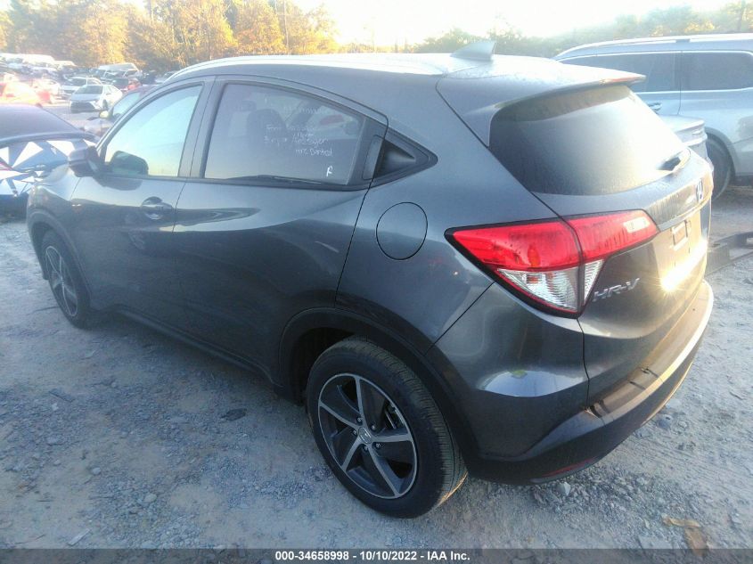 2022 HONDA HR-V EX VIN: 3CZRU5H51NM733794