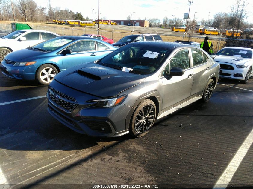 2022 SUBARU WRX PREMIUM VIN: JF1VBAF66N9003835